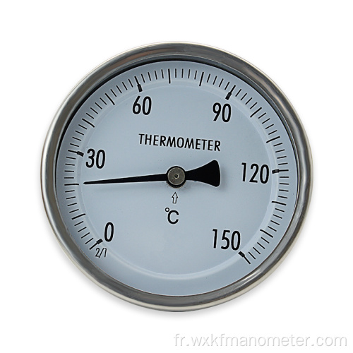 thermomètre bimétal industriel à haute température